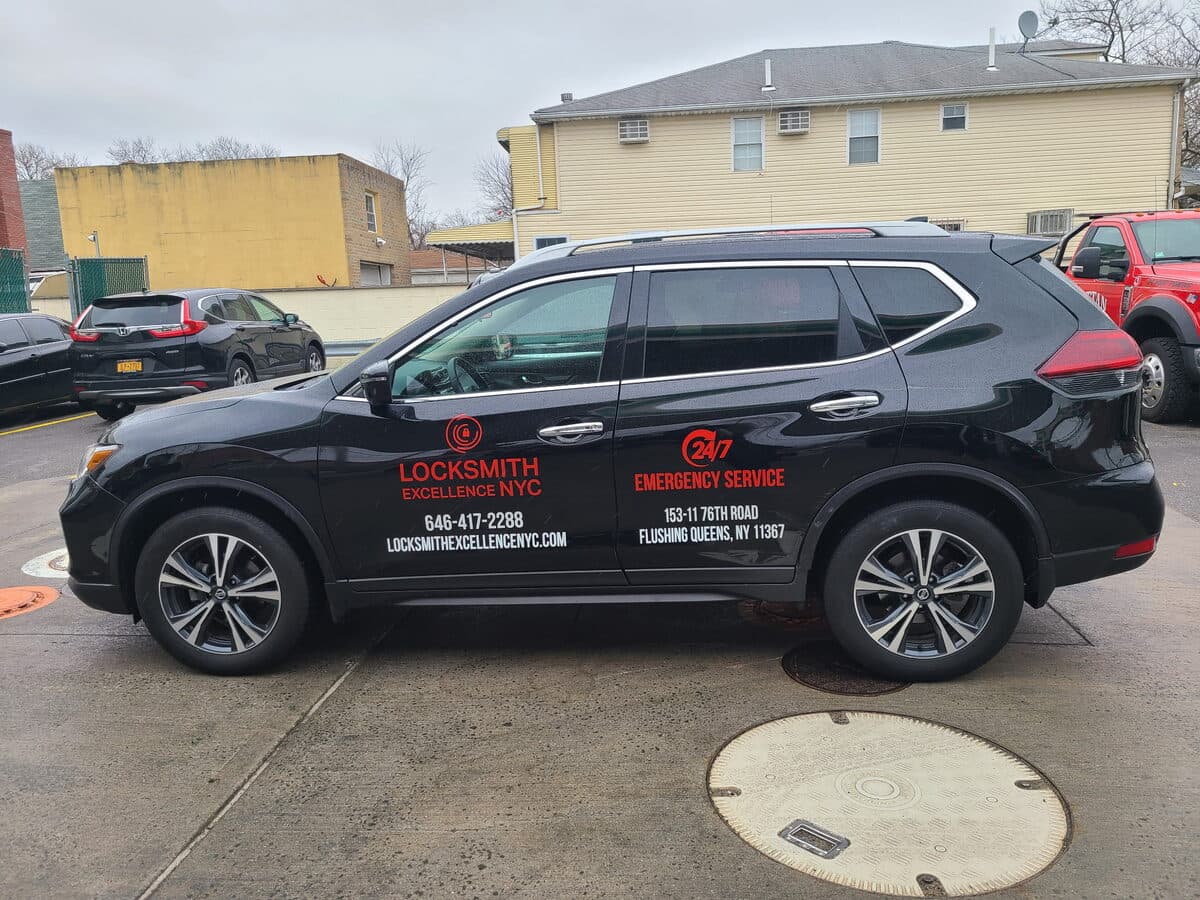 Locksmith Excellence NYC service vehicle